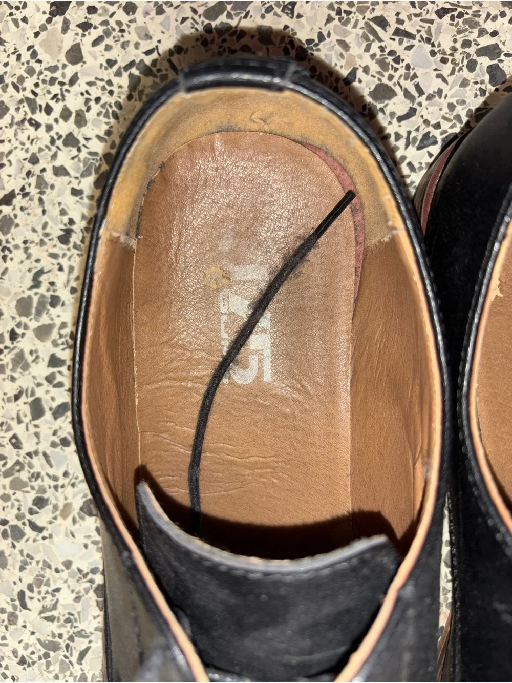 Classic Black Men's Leather Dress Shoes